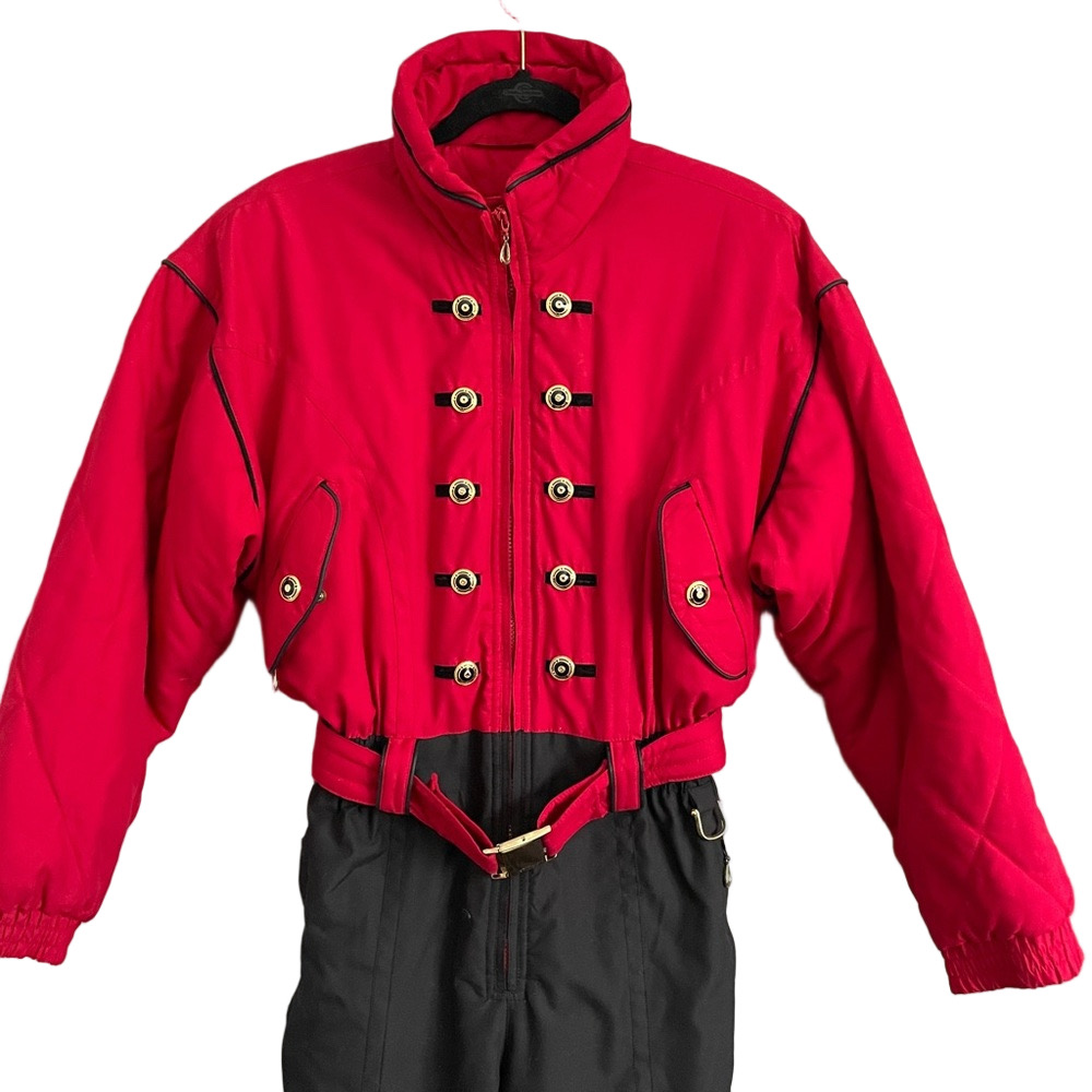 Vintage 80s Nutcracker One-Piece Ski Suit - Small - Picture 3 of 12